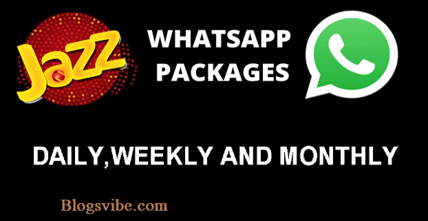 Jazz WhatsApp Packages Daily, Weekly And Monthly 